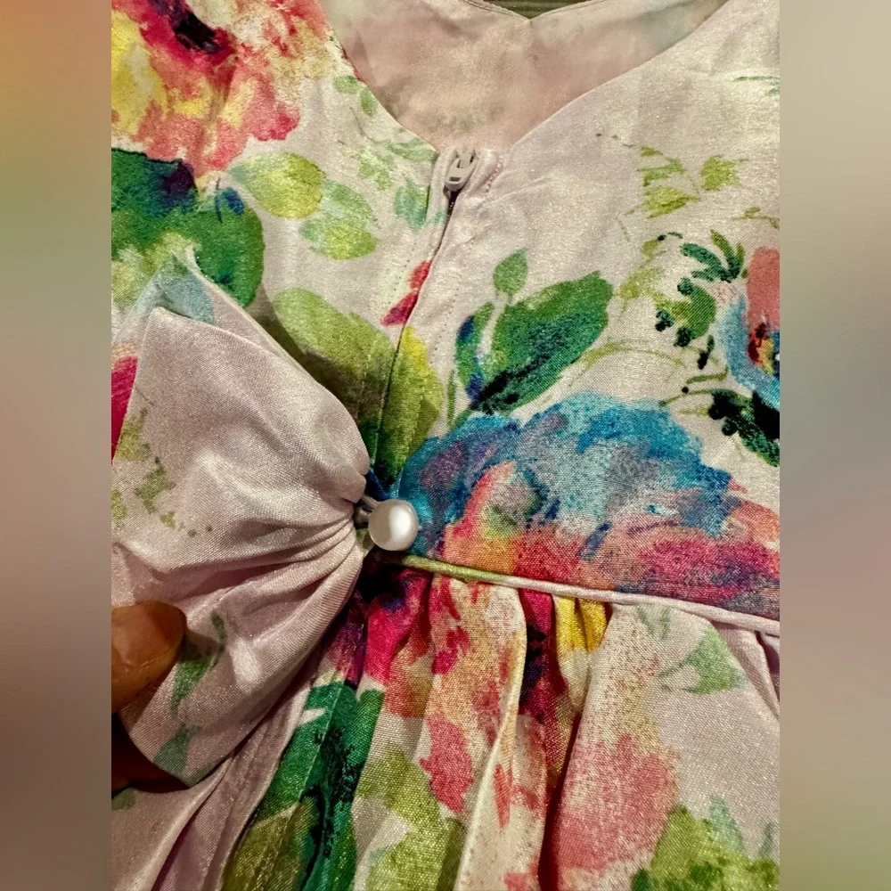 NWT Floral Kids Dress - Picture 5 of 7